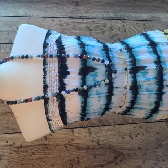 Speechless Strapless Sundress Medium - Picture 2 of 5